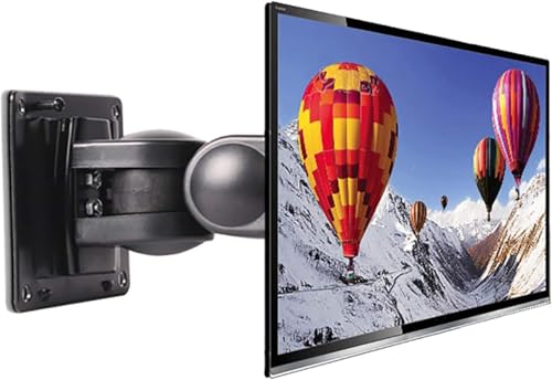 Support mural pour écran TV et moniteur PC 24" max pour optimiser l'espace du bureau - 2