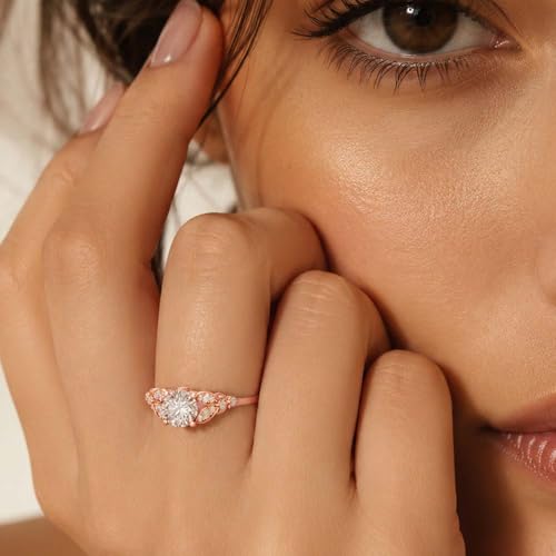 Image of Miss Highness 925 Silver Floral Solitaire Adjustable Ring for Women | Minimal Modern Design | Silver Jewellery With Authenticity Certificate | Gift for Girlfriend Wife | Daily Wear Ring