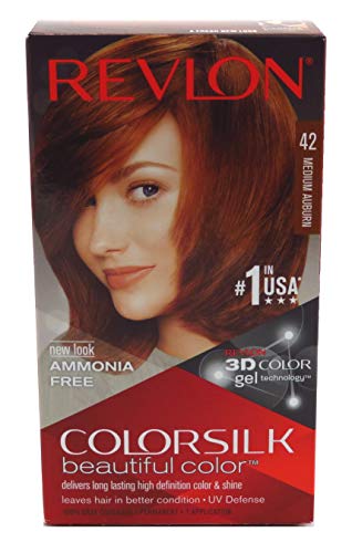 Colorsilk Permanent Hair Color, Medium Auburn (42/4R)