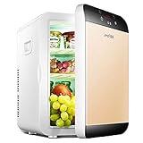 Mini Refrigerador Retro - Mini Refrigerador, Refrigerador De Bebidas, Clase Energética A +, Capacidad De 20 litros, 2 Niveles, Temperatura De Enfriamiento: 0-10 ° C, Compartimento para Botellas