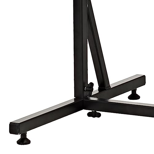 Sonic Energy Gong Ständer – Zubehör für Gongs und Tam Tams bis 101 cm – Höhenverstellbar bis 225 cm – Pulverbeschichteter Stahl, schwarz (TMGS-3)