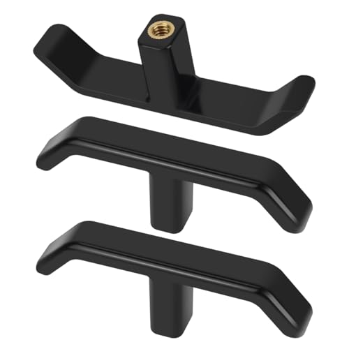 MREEGS 3pcs Rv Waste Valve Handle Replacement for Sewer and Water Tank Drain - Universal Black Pull Handles Rv Dump Valve and Waste Gate