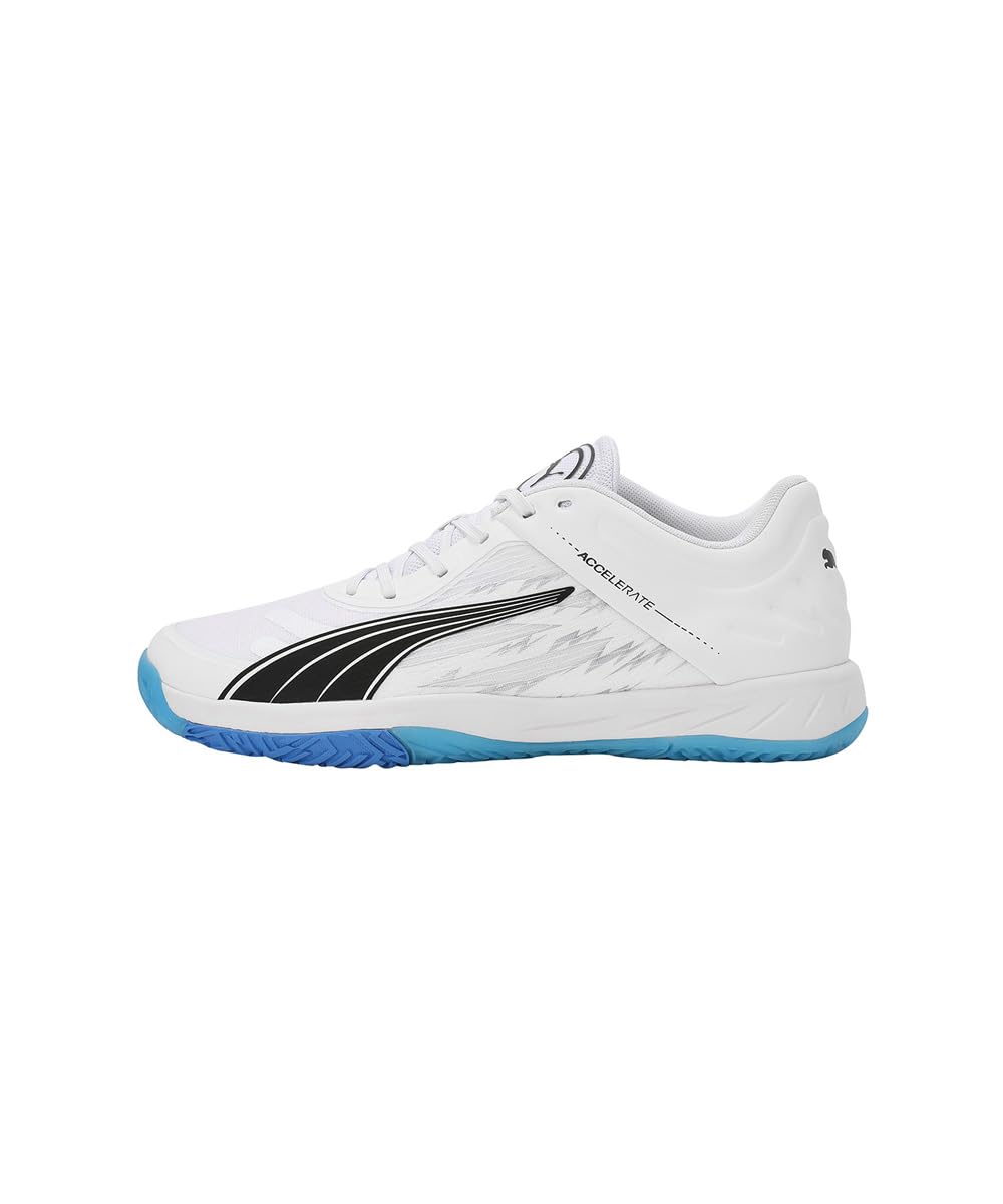 PUMA(???) Men's Shoes Soccer Cleats, Puma White/Blue Maging (02), 22.0 cm