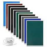 10 pezzi di carta colorata per incisione laser: WANDGU 27 x 39 cm, carta per incisione laser e marcatura, 10 colori, per marcatura e incisione in fibra di vetro, ceramica, vetro