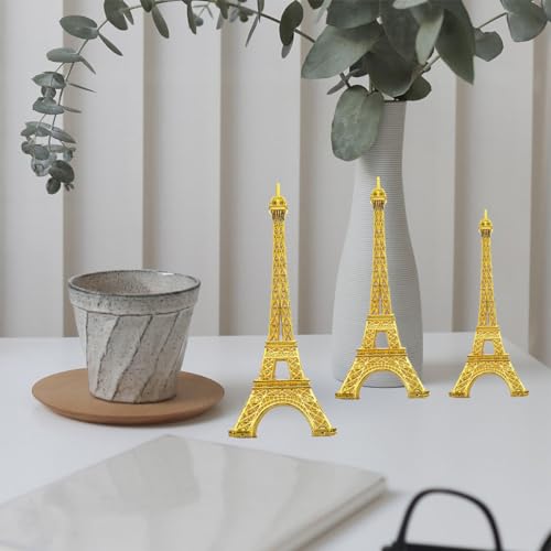 Torre Eiffel modelo de edificio vintage en metal PRETYZOOM coleccionable 7