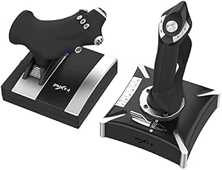 PXN-2119Pro flight simulator controls Flight Stick PC Joystick with Vibration Flight Simulator Stick for PS4/XBOX S/X /Windows XP/VISTA/7/8/10NOT Support Mac Systems/PS5 XBOX ONE/360