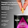 Cardo Mariano Tarassaco e Carciofo con Curcuma e Desmodio - 150 Capsule - 80% di Silimarina - Integratore Detox Fegato e Intestino - Depurativo Fegato - Gonfiore addominale - Cardo Mariano Fegato