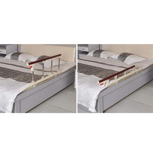Barrière pour handicapés latérale et escamotable pour lit de sécurité