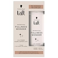 Schwarzkopf - Taft - Frisierpuder für Haare - 2-in-1 - Volumen - lang anhaltend - mattierender Effekt - verklebt nicht - 99% Inhaltsstoffe natürlichen Ursprungs - 10 g Inhalt