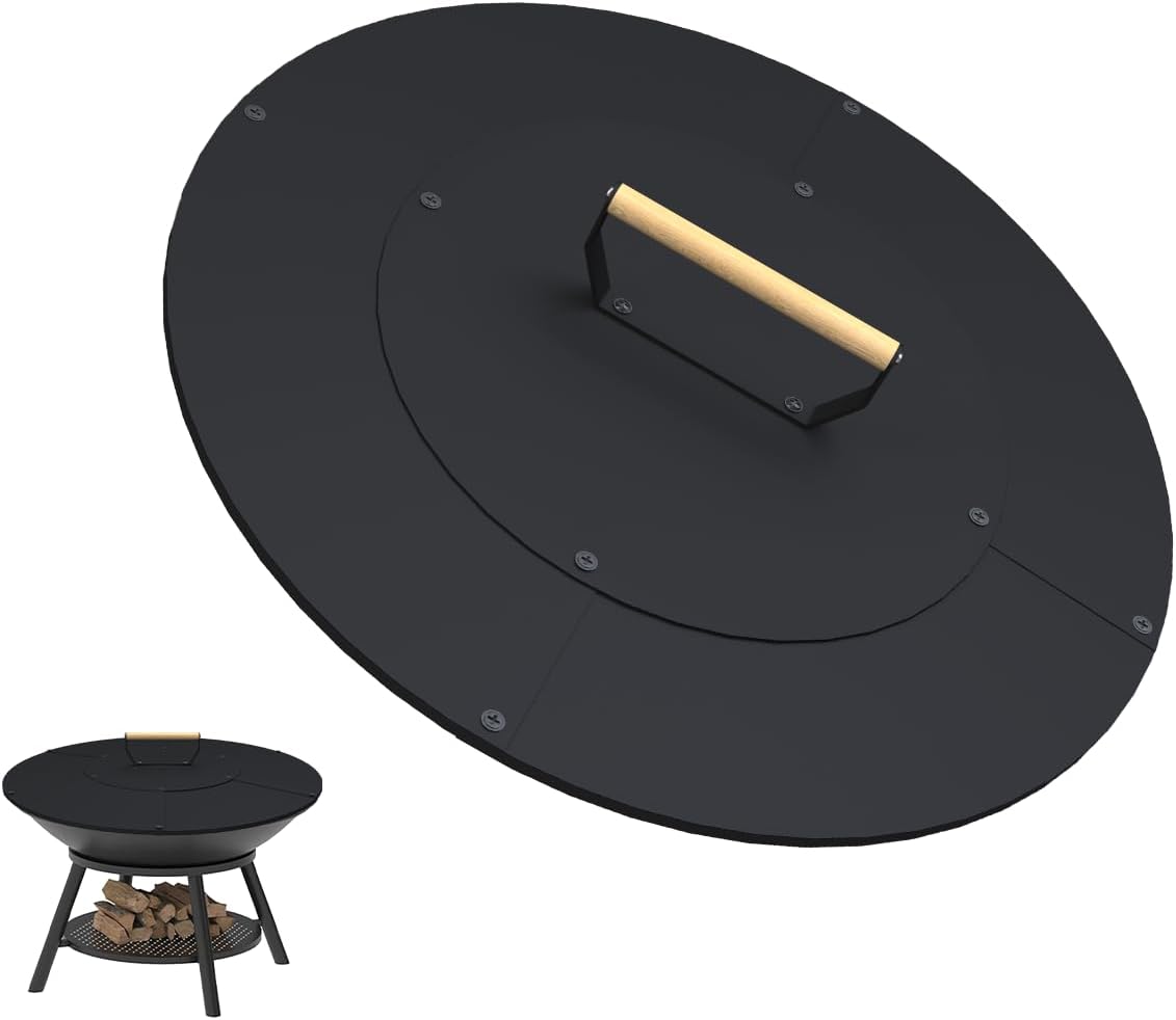 Ardier 22" Fire Pit Cover Review: Best Wooden Handle Lid for Backyard Fire Pits Up to 20"