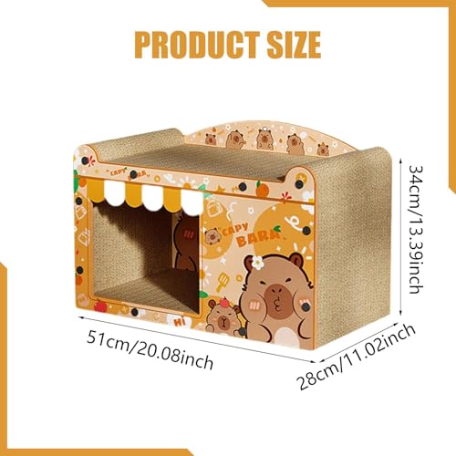 Maison à chat en carton robuste Sharplace cabane lapin intérieur - 3