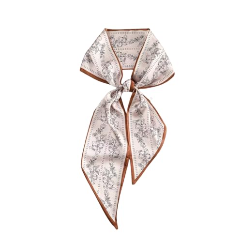 Long Purse Bag Scarf Silky Neck Scarf Lightweight Headscarf Satin