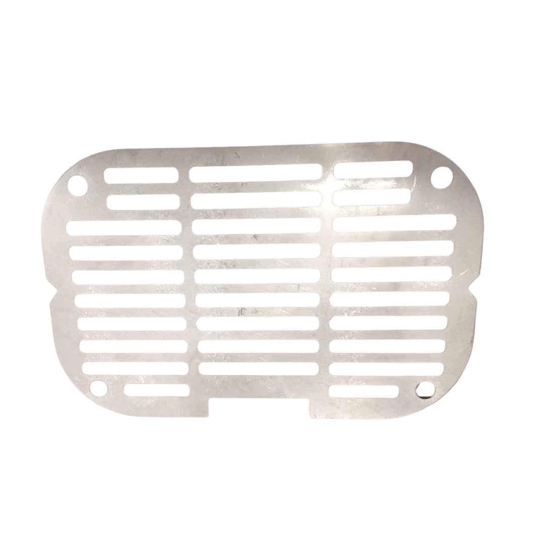 Rejilla crisol de acero inoxidable original Edilkamin, cód. R392910