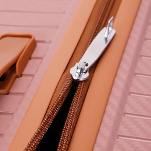 4pcs Luggage Sets Hardshell Durable Expandable Suitcase Spinner Wheels TSA Lock 13/20/24/28 Inch Zippers Travel Suitcase Luggage-dark gray4