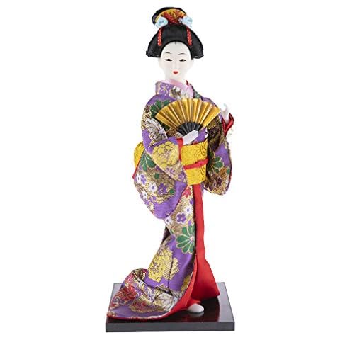 Muñeca Japonesa de Kimono Malva Cover