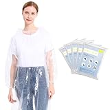 [Mokasali] ポンチョ 使い捨て 携帯用 コンパクト レインポンチョ レインカバー レインコート 透明 軽量 緊急用 防災 旅行用 アウトドア マラソン 登山 通学 通勤 男女兼用 5枚セット