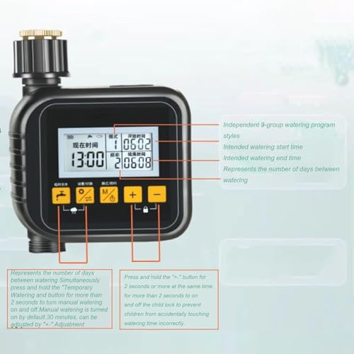 Programmateur d'arrosage avec écran LCD pour optimiser le goutte-à-goutte du potager
