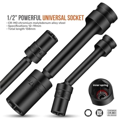 Douille pivotante à impact à rotule universelle avec angle 360° - 6
