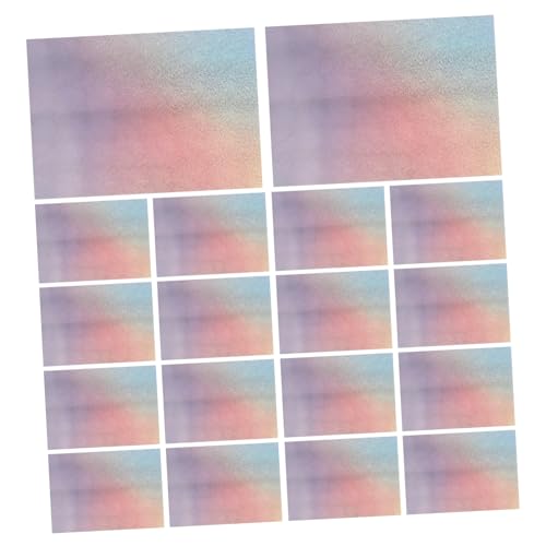 Papier holographique miroir pour scrapbooking et reflets irisés magiques de 50 feuilles