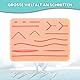 Übungsbrett Silikon Nahtpads, Suture Pad für chirurgisches Nahtset mit 3 Schichten, Suture Practice Kit mit 14 Wunden, Nähset Medizin, Nahtset Übung Medizin, Chirurgisches Nahtset Übung