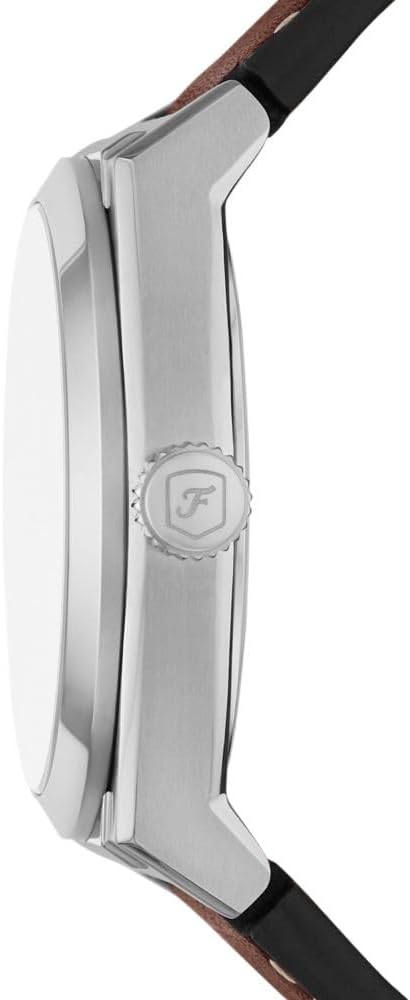 Fossil Men's Everett Quartz Stainless Steel Watch, Three-Hand Watch for Men