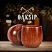 Oaksip The Original Wooden Bourbon Drinking Glass Bourbon Gifts for Men | Wooden Old Fashioned Glass | Great Whiskey Gifts for Husband, Dad, or Brother | Perfect Present For Men Who Have Everything