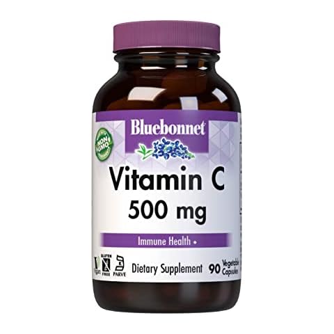 Bluebonnet Nutrition Vitamin C 500 mg Vegetable Capsules Cover