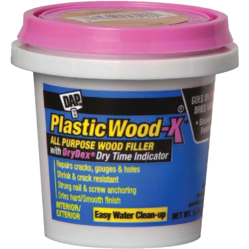 Image of DAP 00540 5.5 Oz Natural Plastic Wood-X Stainable Wood Filler with DryDex Dry Time Indicator