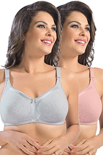 Image of SONARI Zoya Women's Non Padded Full Coverage Bra Pack of 2