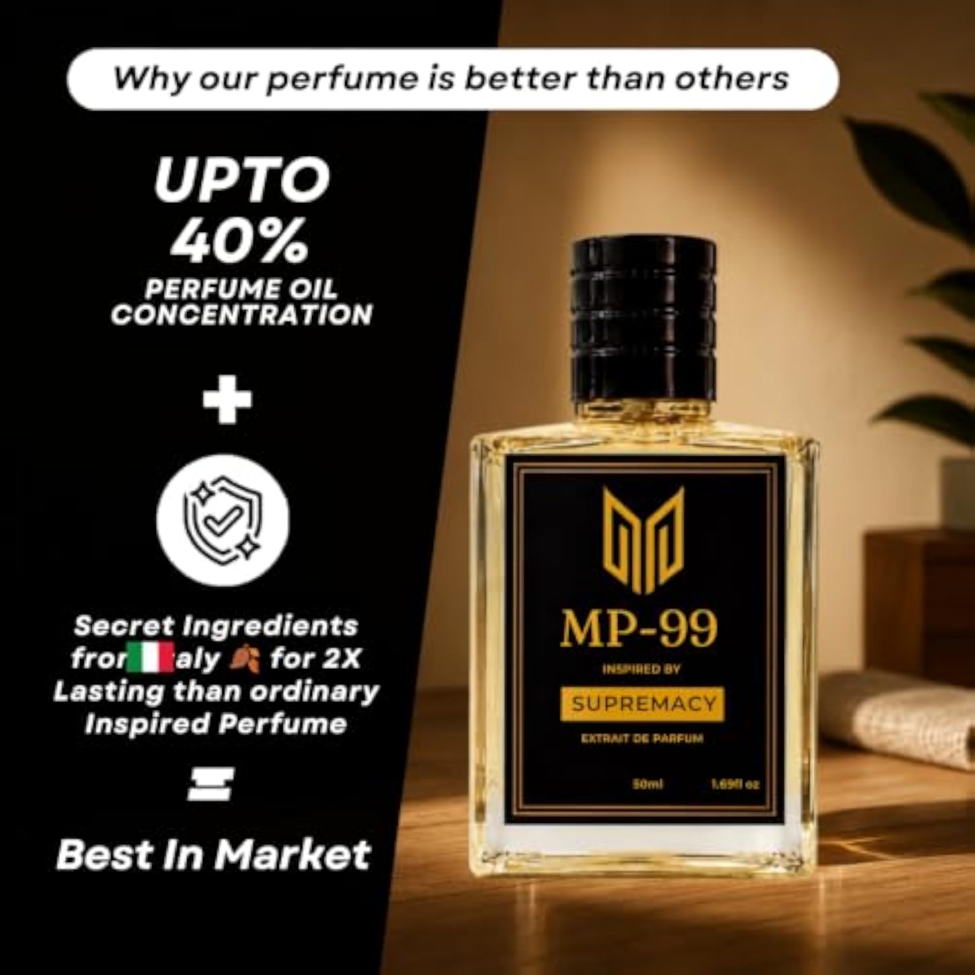 Premium Men's Extrait De Parfum, Long Lasting Fragrance