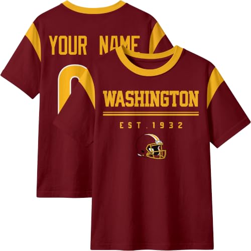 Image of T-Shirt Custom Crewneck Short Sleeve for Men Gifts | Custom T-Shirt Personalized Name and Number