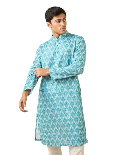 Kurta pour homme vêtement traditionnel 1 pièce imprimé décontracté