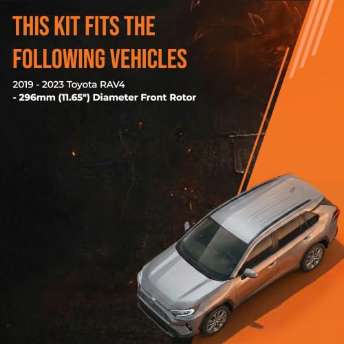 Image of Max Advanced Brakes Front & Rear Brake Kit For Toyota RAV4