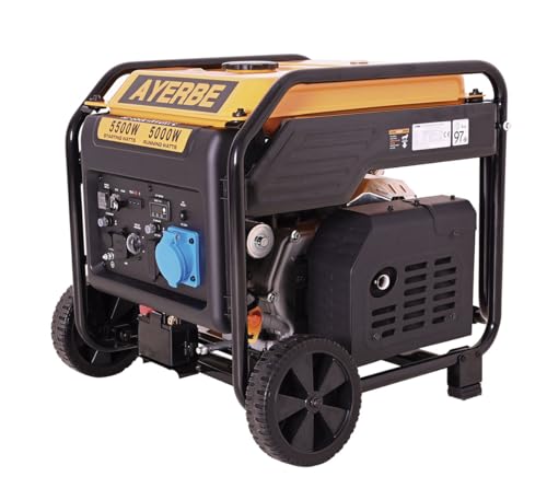 Generador inverter gasolina 5500 W con motor Kiotsu arranque eléctrico y salida 12 V