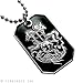 VENICEBEE SAINT GEORGE KILLS DRAGON MEDAL ST.GEORGE PROTECTION CHRISTIAN CROSS PENDANT DOG TAG NECKLACE