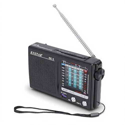 Radio portátil Pomya AM FM SW con conector para auriculares miniatura 1