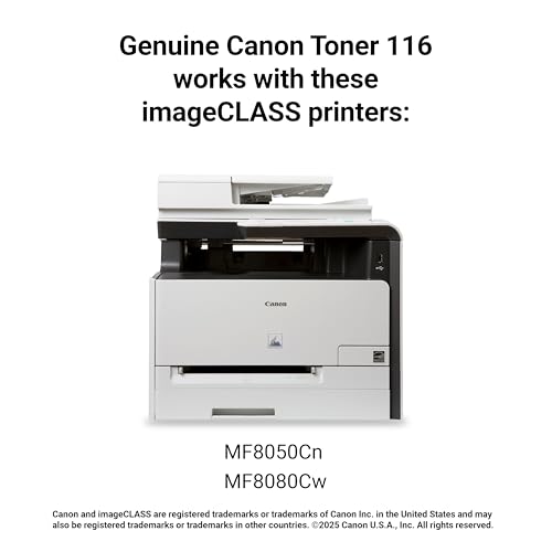 Canon Genuine 116 Cyan Toner Cartridge Compatible with MF8050Cn, MF8080Cw - image 3
