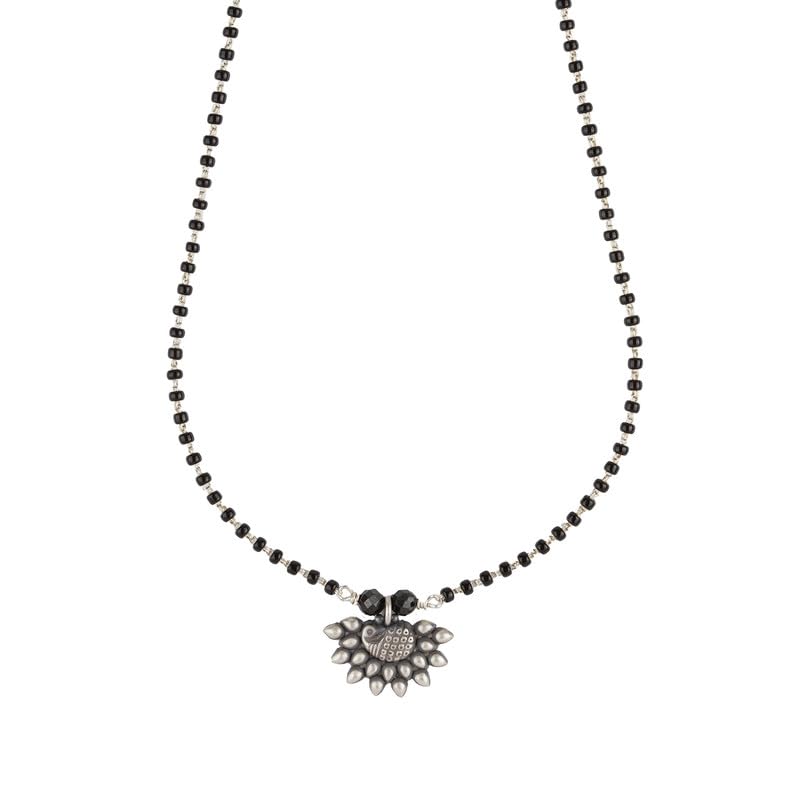 Image of House Of Aadyaa Handmade Silver Mangalsutra for Women | Made in 92.5 Silver | Silver Gifts for Women