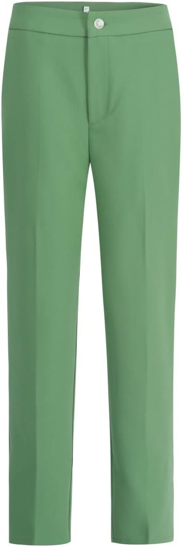 YUNCLOS Women's 2 Pieces Vintage Office Lady Suit Set 1 Button Blazer and Suit Pants