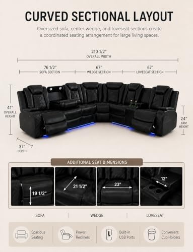 Luxury leather sofa set