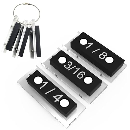 Auyuve Trim Reveal Tool carpentry tools for marking gauge Finish Carpentry & Woodworking Tool for Accurate Jamb Marking (1/4+1/8+3/16) with portable ring