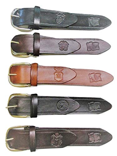 Belts - MILITARY * Marines/Army/Coast Guard/Air Force/Navy *4 COLORS * Rope Border* 1-1/2