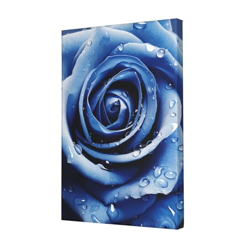 Impression sur toile rose bleue LPSRTWE déco murale HD salon 30x45 cm