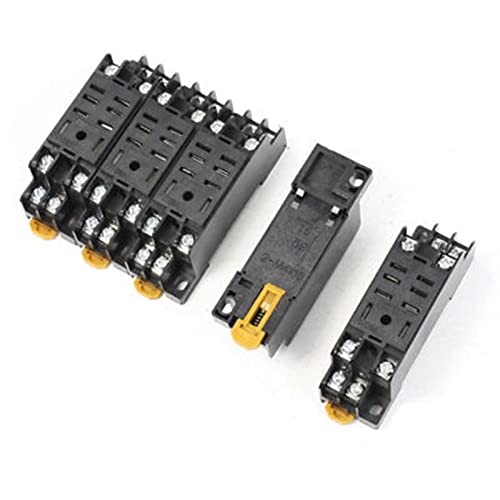 Support de base de relais pour rail DIN à 8 bornes, lot de 5 pièces indispensables
