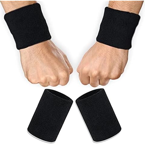 MEETTIKEY 2 PCS Moisture Wicking Sweat Bands Cover