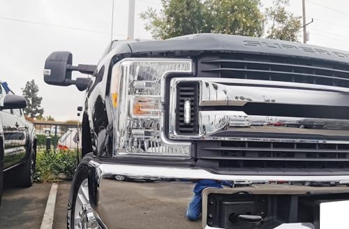 Kit de luces diurnas LED Xenon blancas iJDMTOY para Ford F250-F450 miniatura 5
