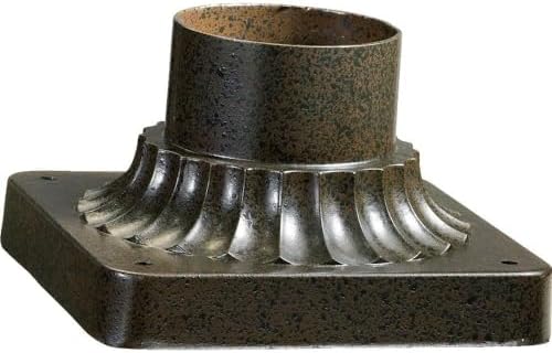 Quorum 7-102-86 Traditional Post from Outdoor Oiled Bronze Collection in Bronze/Dark Finish, 5.75 inches