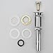 Bathroom Sink Drain,Drain Stopper Bathroom Sink Without Overflow,Pop Up Drain Strainer,Stainless Steel Chrome