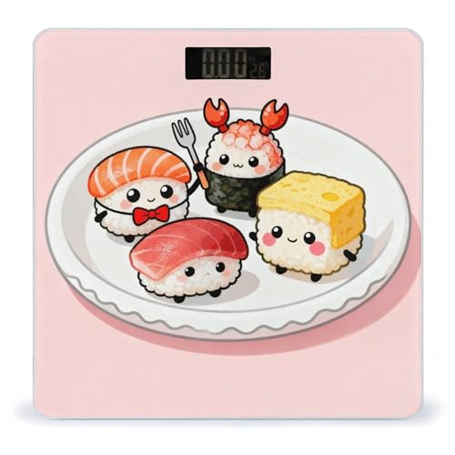 Báscula digital de baño Sushi para peso corporal miniatura 1