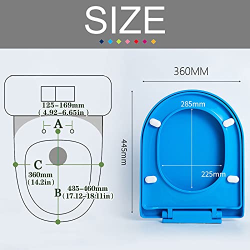 Tavoletta WC,Copriwater Colore,Sedile WC Bagno